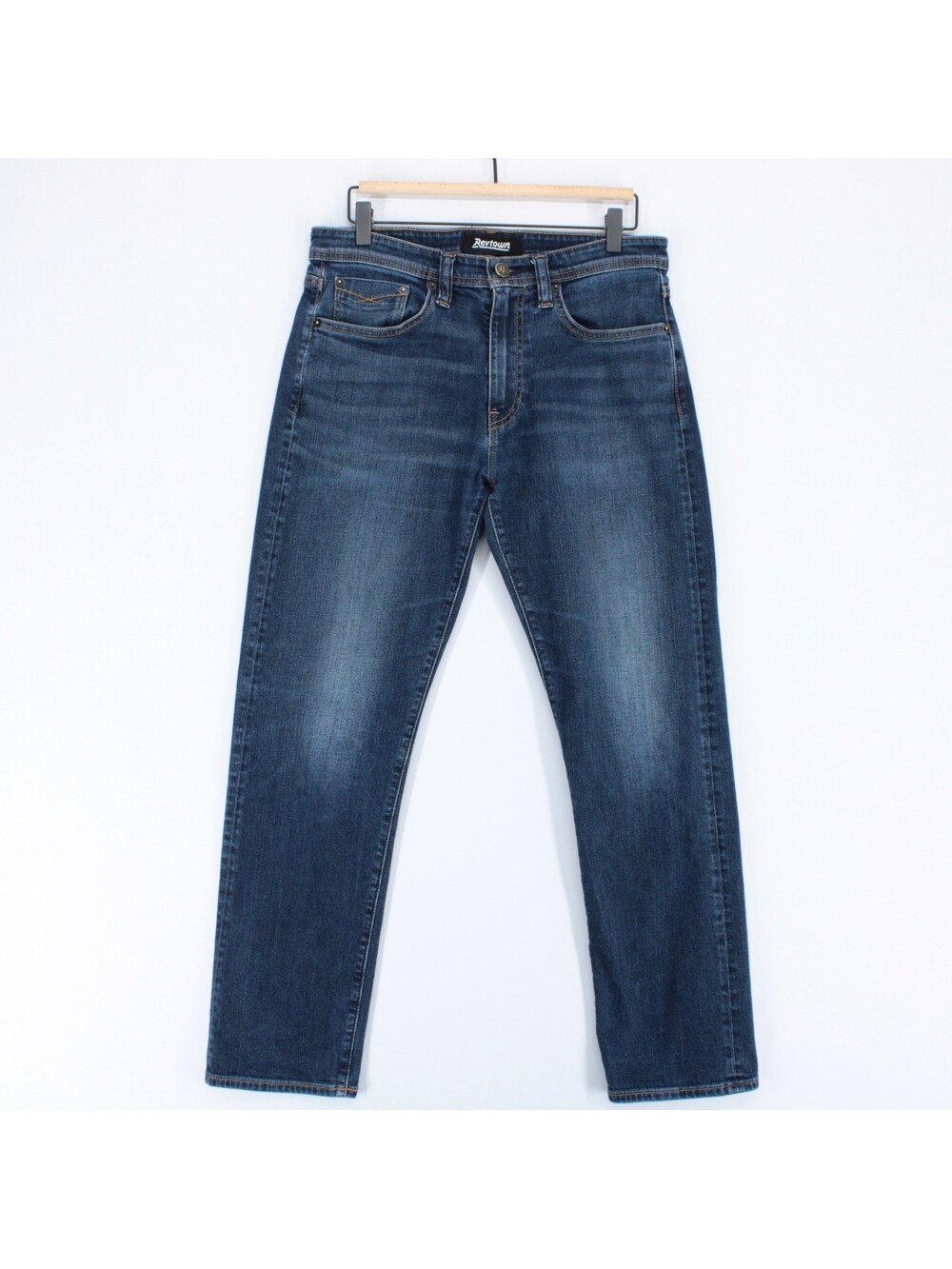 Revtown Automatic Jeans Mens 31x30 Blue Decade Denim Relaxed Fit Straight Leg
